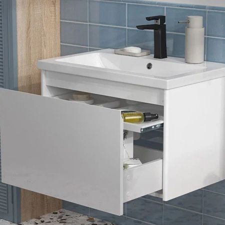 Тумба под раковину подвесная Velvex Klaufs tp.KLA.COM.70.1Y, 70 см, артикул tp.KLA.COM.70.1Y