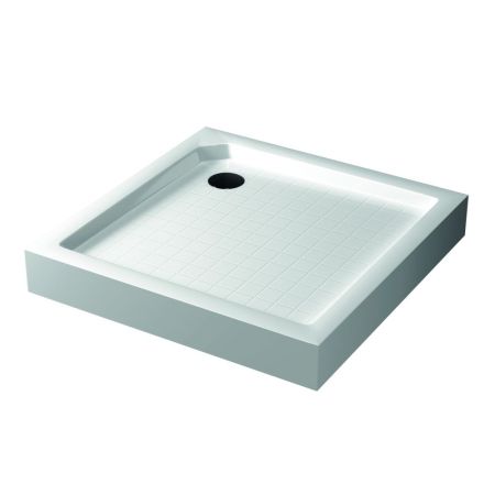 Душевой поддон квадратный RGW SMC-W Белый (800x800)