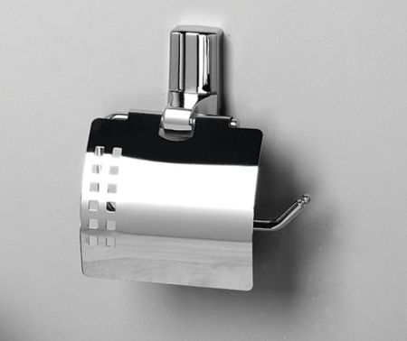 Держатель туалетной бумаги WasserKRAFT Leine K-5025 с крышкой Хром, артикул K-5025