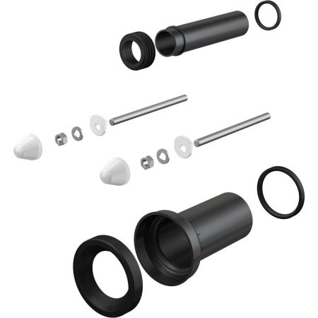 Kомплект дополнительных принадлежностей Alcaplast M900 Хром/Черный/Белый, артикул M900