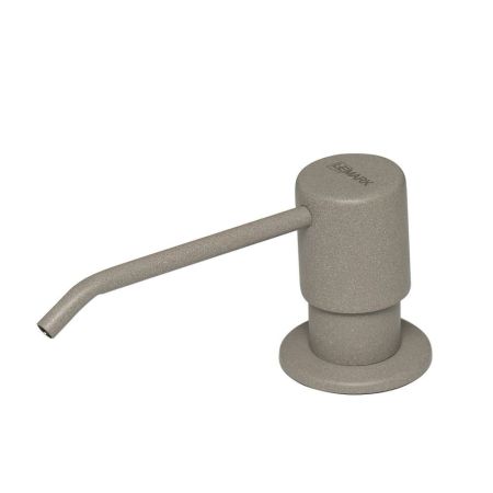 Дозатор для моющих средств Lemark Expert врезной, цвет: грей (LM8201PGR), артикул LM8201PGR