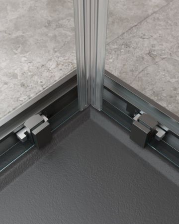 MOLVENO-A-22-90+20-C-BORO-IV Душевой уголок, артикул MOLVENO-A-22-90+20-C-BORO-IV