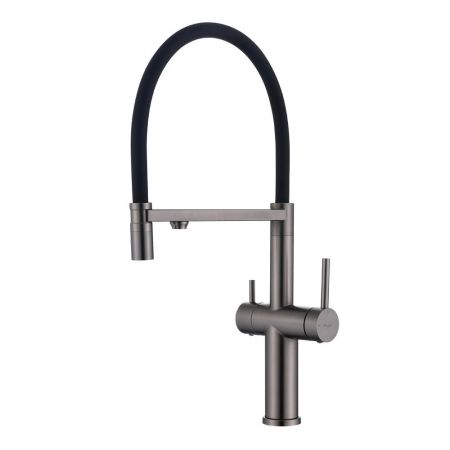 Смеситель для кухни с подключением фильтра Raglo R20.63.09, графит