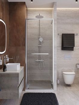 LUX-B-FS-1-100-C-GM Душевая дверь