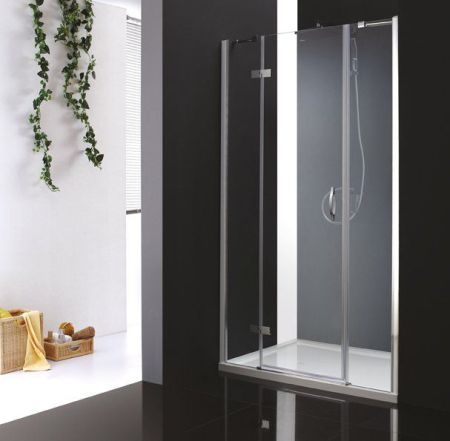 Душевая дверь в нишу CEZARES BERGAMO-B-13, артикул BERGAMO-W-B-13-60+60/30-P-Cr-R