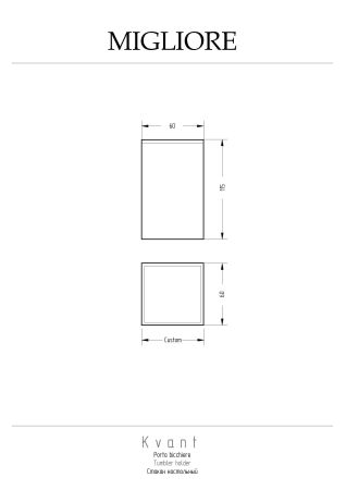 KVANT Стакан настольный, золото, артикул 29785