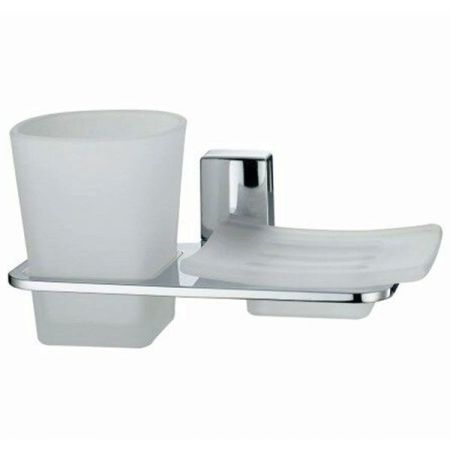 Держатель стакана и мыльницы WasserKRAFT Leine K-5026 Хром, артикул K-5026