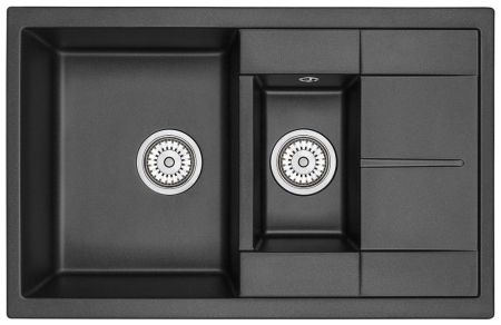 Кухонная мойка Granula 7802, ШВАРЦ, артикул 7802, ШВАРЦ