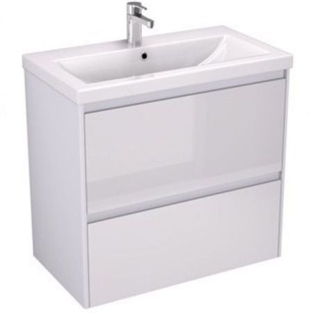 Тумба под раковину Velvex Klaufs 80 tpKLA.80.2Y-616.216 Белая, артикул tpKLA.80.2Y-616.216