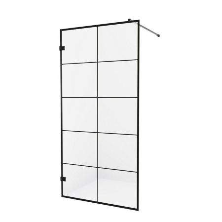 Душевое ограждение NEW TRENDY AVEXA BLACK 70x200 EXK-2020 (черный), артикул EXK-2020