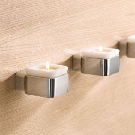 Подсвечник Kludi E2 4998305 Хром Белый Подсвечник Kludi E2 4998305 Хром Белый