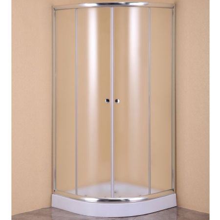 Душевой уголок Agger A01-080MCR 80x80 профиль Хром стекло матовое, артикул A01-080MCR