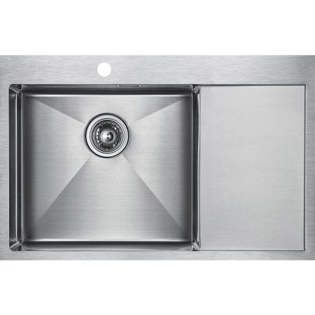 Кухонная мойка Paulmark Elde 78 PM807851-BSL Брашированная сталь, артикул PM807851-BSL