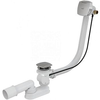 Слив-перелив Alcaplast A564KM3-80 полуавтомат Белый Хром