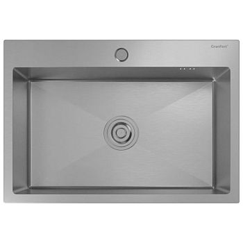 Кухонная мойка GranFest 6545, нержавеющая сталь