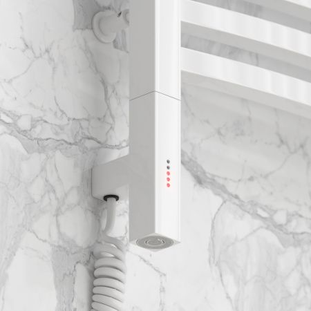 Полотенцесушитель электрический АРКУС 3.0 1000х500 МЭМ левый (Белый), артикул 12-5704-1050