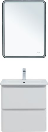 Тумба под раковину Aquanet Эмбер 60 белый матовый, артикул 00330465