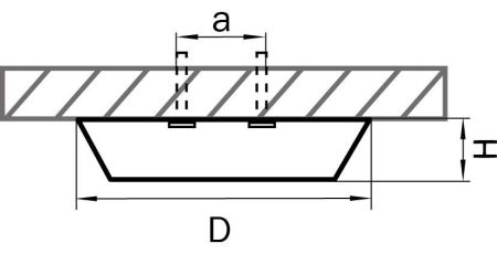 Светильник накладной заливающего света со встроенными светодиодами Urbano mini Lightstar 214712, артикул 214712