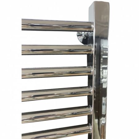 Водяной полотенцесушитель Ника Modern ЛМ 2 80x40 Хром 14 перекладин, артикул ЛМ 2 80/40 с вентилями