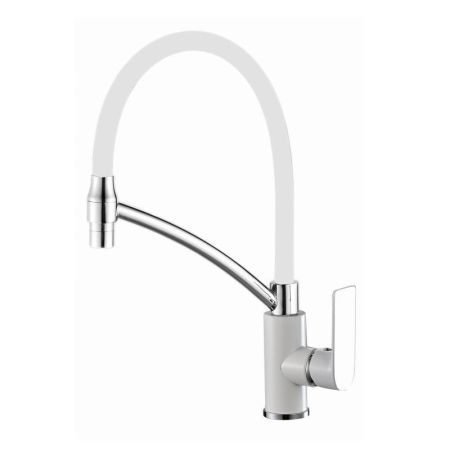 Смеситель для кухни Haiba HB72505-8, белый, артикул HB72505-8