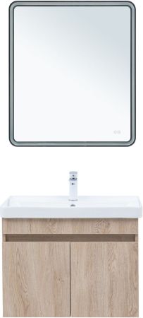 Тумба под раковину Aquanet Оптима 70 дуб светлый