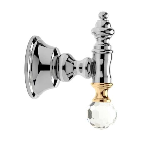 Крючок для ванной Webert Karenina KA500401017, хром/золото, артикул KA500401017