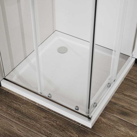 Душевой уголок City VSS-5CT9010CL, 1000*900, хром, стекло прозрачное, артикул VSS-5CT9010CL