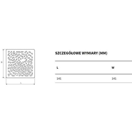 Крышка для поддона EXCELLENT Arda (хром), артикул BREX.1509.CR