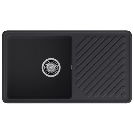 Кухонная мойка GranFest QUARZ 53, черный, артикул 53 черный