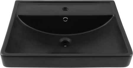 Раковина Aquanet Ирис 60 черная матовая