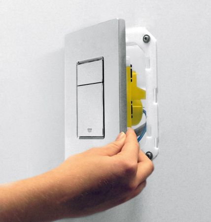 Смывная клавиша GROHE SKATE COSMOPOLITAN 38732000 (два режима слива, пневматическое, хром) , шт, артикул 38732000