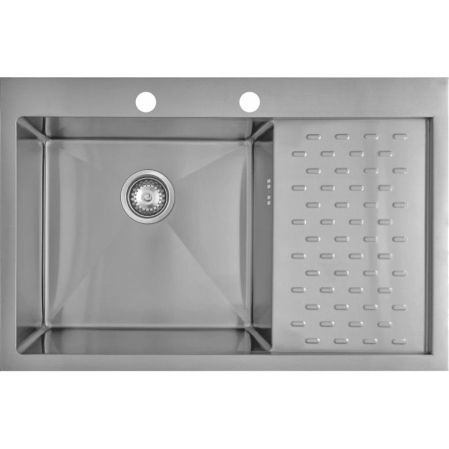 Мойка Seaman Eco Marino SMB-7851PRS, два отверстия (Ø35мм), комплектация с вентиль-автоматом