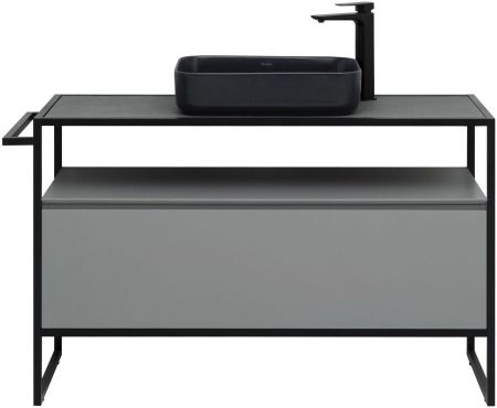 Тумба под раковину Allen Brau Priority 120 1.31004.PGM платина матовый, артикул 1.31004.PGM