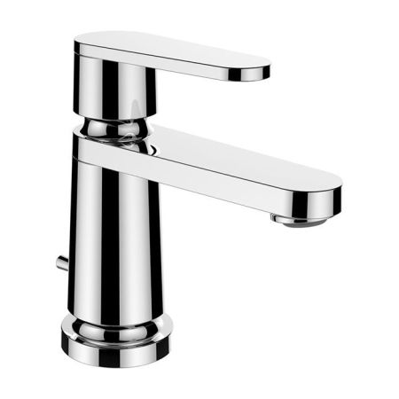 Смеситель для раковины, Laufen, New Classic, тип открывания воды-однорычажный, монтаж-на раковину/столешницу, отверстия для монтажа-1, высота, мм-146, вынос излива, мм-105, донный клапан-есть, тип подводки-гибкая, стандарт подвода воды-3/8", цвет-хром, артикул HF900501100000