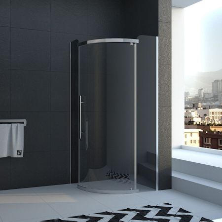 Душевой угол Veconi Rovigo RV-06, 900x900x2000, хром, стекло прозрачное, артикул RV06-90PL-01-19C1