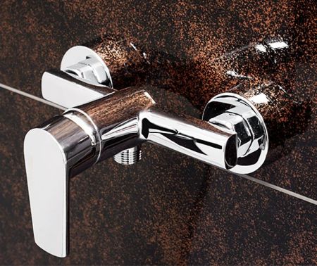 Смеситель д/кухни MELANA-F6102 нерж.сталь, однорычажный, сатин, артикул 6102