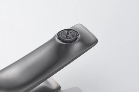 Смеситель для раковины Shevanik S9101T, оружейная сталь