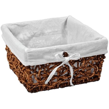 Корзина для белья WasserKRAFT Exter 25x22,5x15 WB-160-M Коричневая, артикул WB-160-M