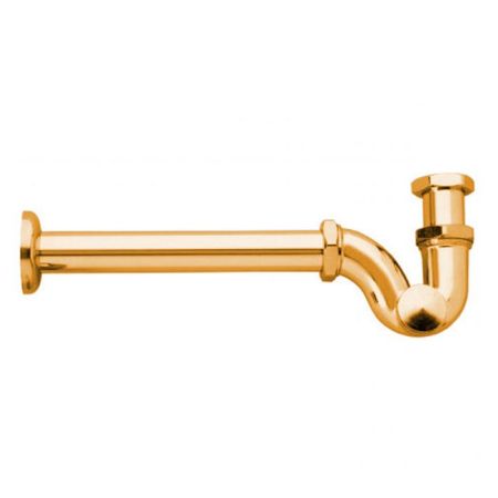 Nicolazzi Complementi Сифон S 1”1/4 без донного клапана для биде, цвет: золото, артикул 5569GB