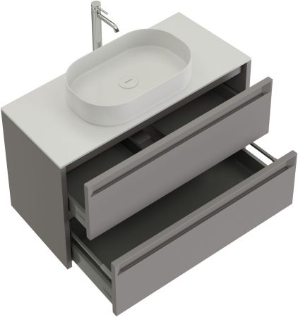 Тумба под раковину Allen Brau Fantasy 80 1.11001.PGM 2.0 платина матовый, артикул 1.11001.PGM 2.0