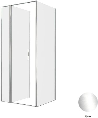 Душевой уголок Allen Brau Priority 90x80 3.31025.00 + 3.31040.00 хром, артикул 3.31025.00 + 3.31040.00