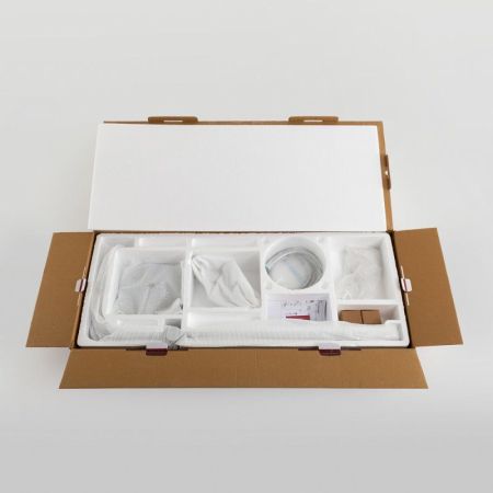 STYLUS-CVD-01 Душевая стойка со смесителем и изливом, хром, артикул STYLUS-CVD-01