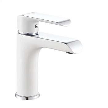 Смеситель для раковины Rose R21F R2101F, белый/хром