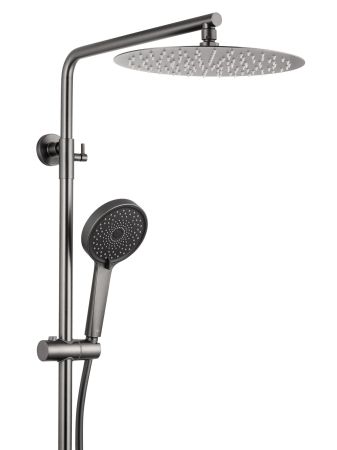 Душевая система WONZON & WOGHAND TOR, Темный графит (WW-88047073-BGM), артикул WW-88047073-BGM