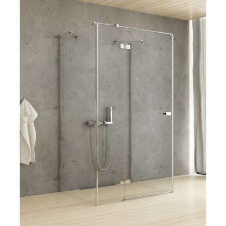 Душевое ограждение NEW TRENDY REFLEXA L 110x80x200 EXK-1425 (хром), артикул EXK-1425