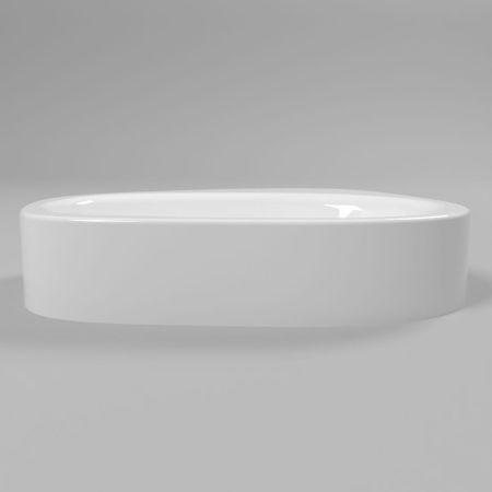 Умывальник WHITECROSS Moonstone D 50x35 (белый глянец) иск. камень, артикул 0730.050035.100