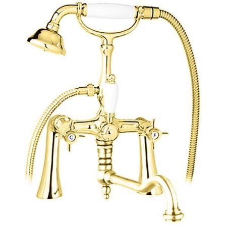 Смеситель на борт ванны с ручным душем  CEZARES LORD-PBV2, артикул LORD-PBV2-02-Bi