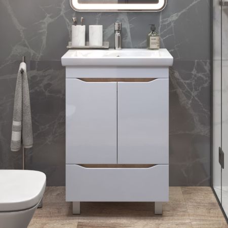 Тумба под раковину напольная VIGO Grani 284 дуб золотой, 60 см, артикул 284 дуб золотой