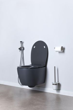 Чаша подвесного унитаза Allen Brau Fantasy 4.11004.AN антрацит, артикул 4.11004.AN