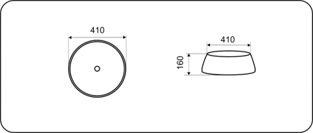Умывальник CeramaLux J2094, артикул 